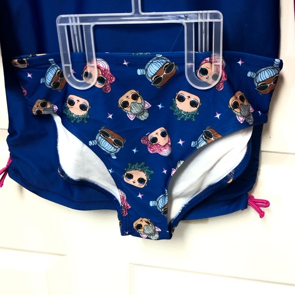 L.O.L. Surprise UPF Style Queens 2-Piece Metallic Swim Suit - Picture 7 of 14